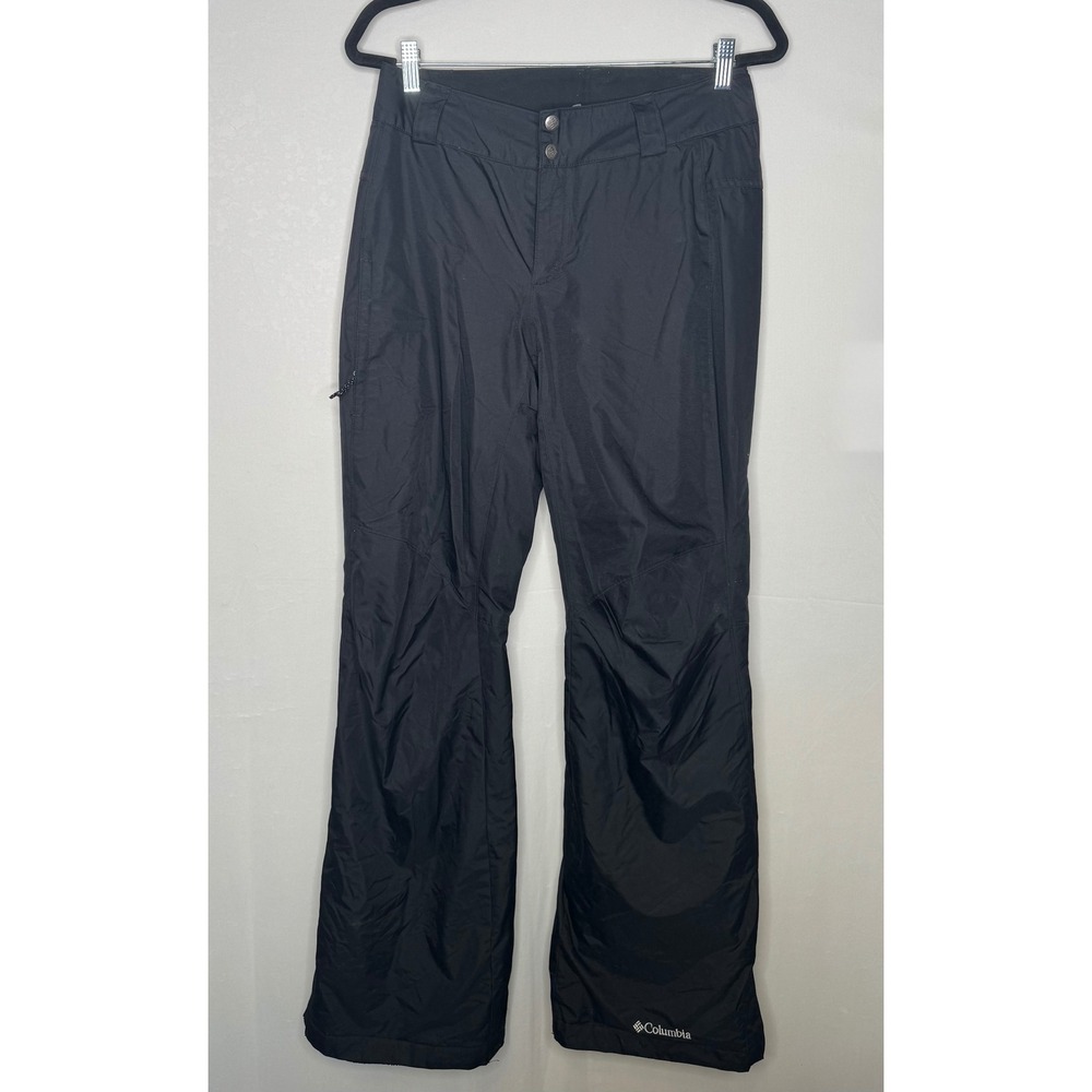 Columbia Omni-Tech Snow Pants Womens Small Regular‎ Black Waterproof Insulated